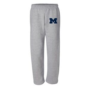 Port & Co University of Michigan Logo Core Fleece Sweatpants - Sport Grey - L